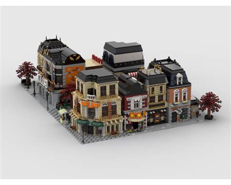 Lego Moc Modular Neighborhood Build From 15 Mocs By Gabizon