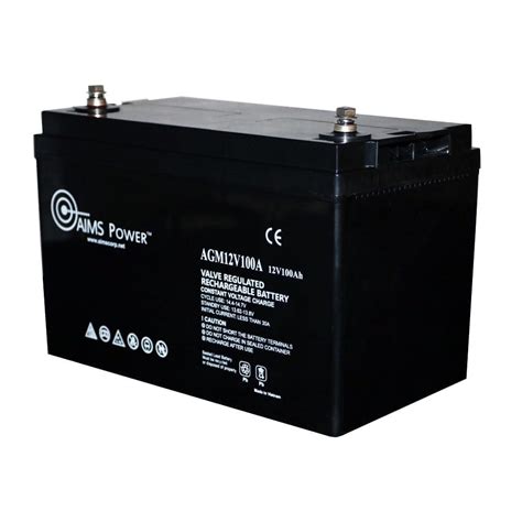 12 Volt 100 Amps Agm Deep Cycle Maintenance Free Battery Heavy Duty