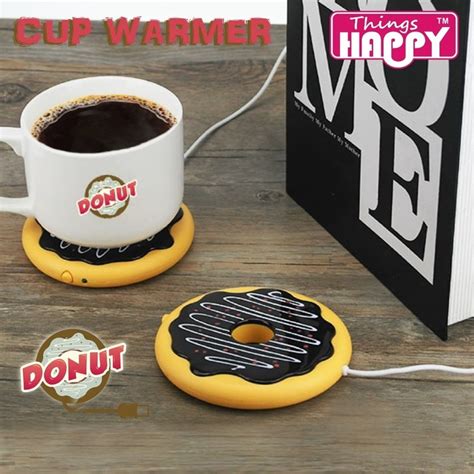 Donut Cup Warmer Coaster Usb Powered Bellechic