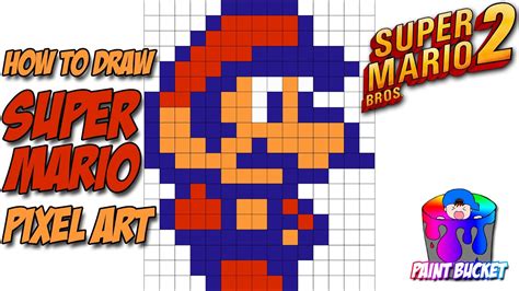 How To Draw Super Mario Super Mario Bros Pixel Art Drawing Tutorial SexiezPicz Web Porn