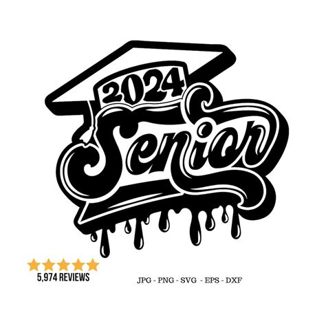 Senior Svg Senior 2024 Senior Shirt Svg Class Of 2024 Svg Senior