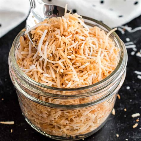 Easy Toasted Coconut Recipe Shugary Sweets