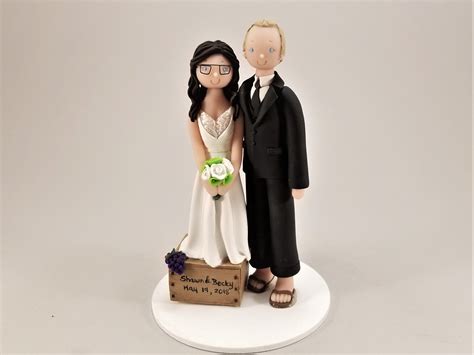 Personalized Bride And Groom Wedding Cake Topper By Mudcards My Xxx