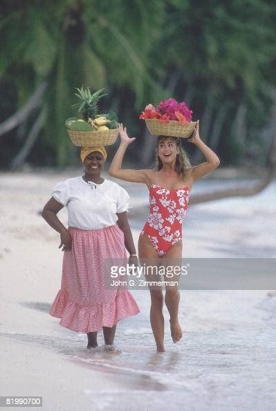 Model Kathy Ireland Poses For The 1987 Sports Illustrated Swimsuit News Photo Getty Images