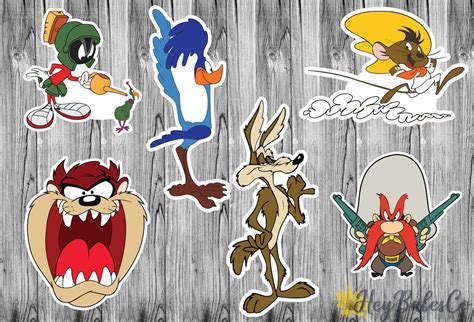 Looney Tunes Cartoon Character Stickers Planner Scrapbook Etsy