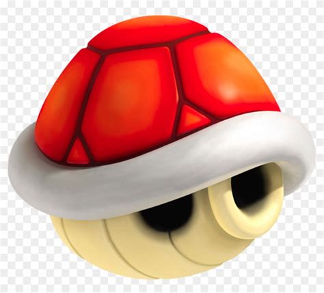 Mario Turtle Shell Png Red Shell Mario Kart Clipart PikPng
