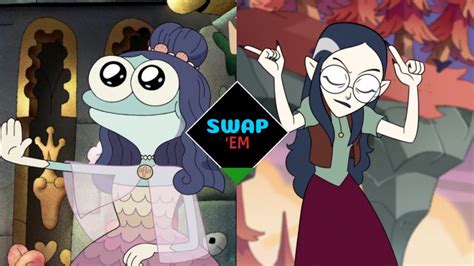 Olivia And Lilith Voice Swap Amphibia The Owl House Youtube