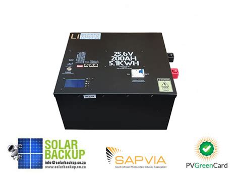 24v Lifepo4 Battery Wall Mount 51kwh 200ah Solar Backup