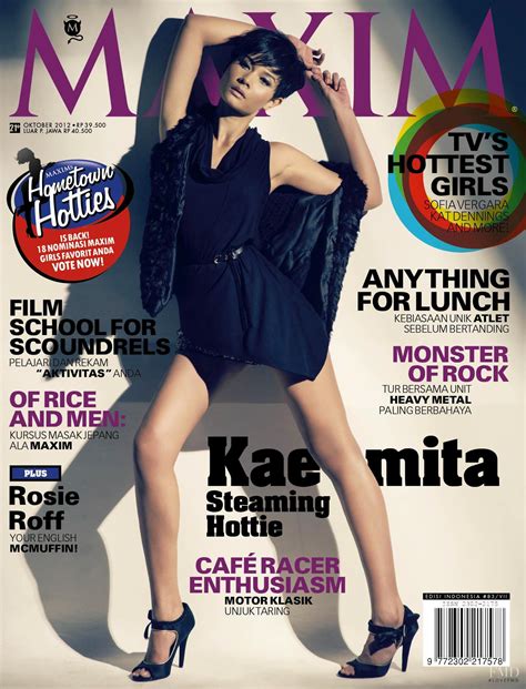 Cover Of Maxim Indonesia With Kaemita Boediono October 2012 Id21672