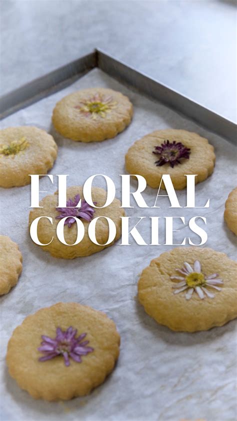 Pressed Flower Sugar Cookies Food And Home Magazine