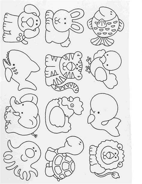 Animales Dibujos Para Colorear Para Niños De Preescolar Para Imprimir