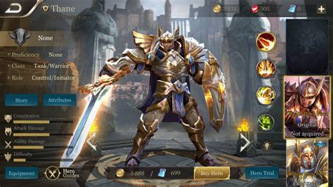 He is available in garena servers. Arena of Valor Heroes List