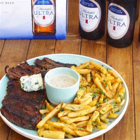 Steak Frites And Michelob Ultra The Perfect Fathers Day Meal Evs Eats