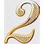 Number Gold  2 Transparent Background PNG Clipart HiClipart