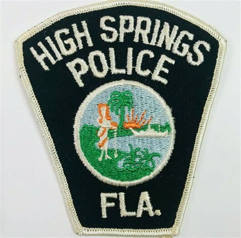 High Springs Police Alachua County Florida Patch Police Patches