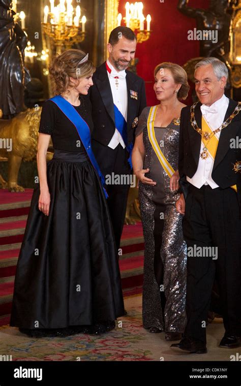 Spanish King Juan Carlos Queen Sofia Prince Felipe And Princess