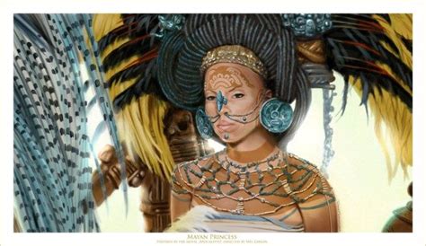 Sexy Mayan Beautifull Headdress Maya Woman Queen Ancient Aztecs Ancient Mayan Tribal Body