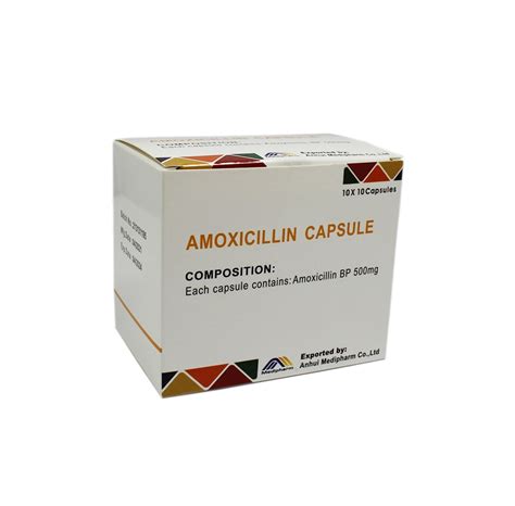 Amoxicillin Capsule 500mg Drug With Gmp Oem China Tablet And Chemical