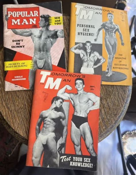 vintage gay male interest photo magazine lot 1958 1959 beefcake physique rare 279 99 picclick