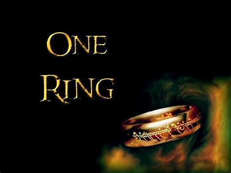 The One Ring Of Power Lord Of The Rings Wallpaper 3068009 Fanpop