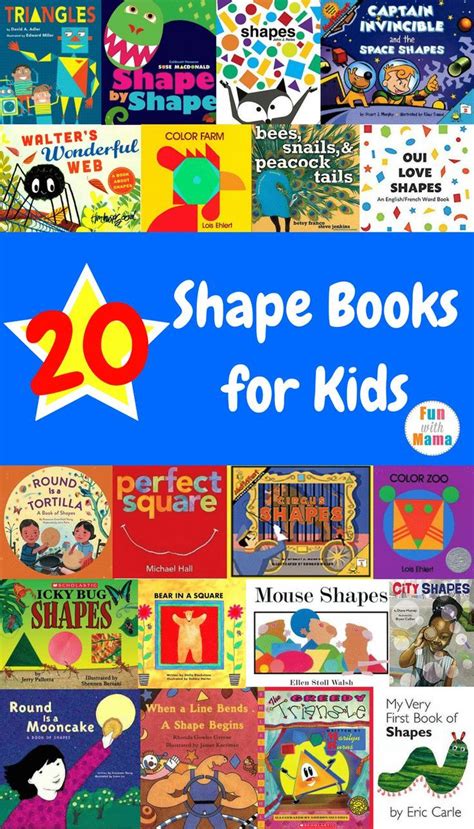 20 Shape Books for Kids | Shape books, Learning shapes, Teaching shapes