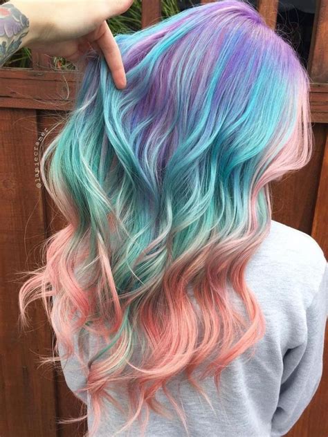 40 Cool Pastel Hair Colors In Every Shade Of Rainbow Rainbow Hair