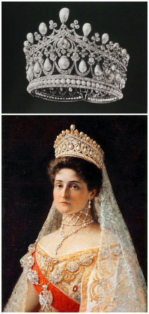 Above Tiara Likely Created By The Court Jeweller Bolin For Empress