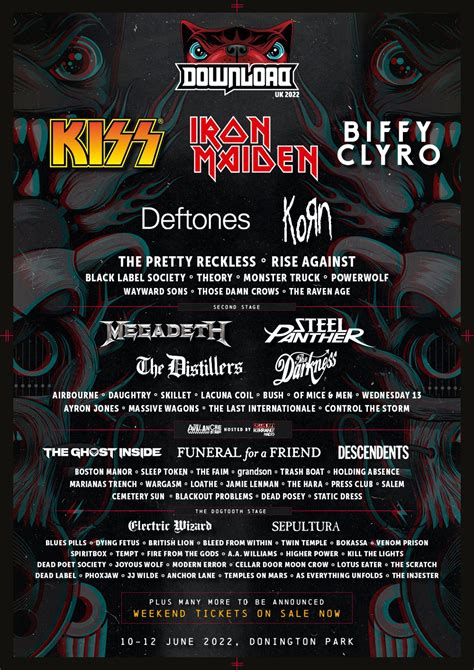 Deftones, Korn, Megadeth, Sepultura among the 70 additional artists ...