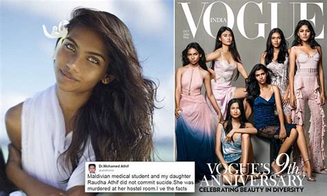 Dad Of Maldivian Vogue Model Says She Was Murdered Daily