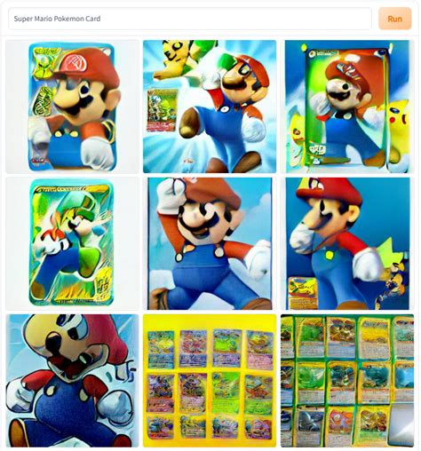 Super Mario Pokemon Card Rweirddalle