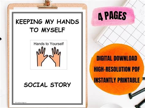 Social Story Keep My Hands To Myself Teaching Resources