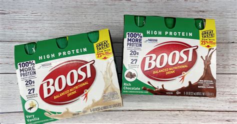 New Coupons Great Deal On Boost High Protein Nutritional Drinks With