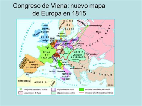 Historia Universal El Congreso De Viena 1815