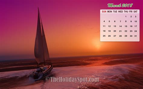 Wallpapers With Calendar 2018 57 Images