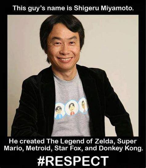 Sihigeru Miyamoto Created The Legend Of Zelda Super Mario Metroid