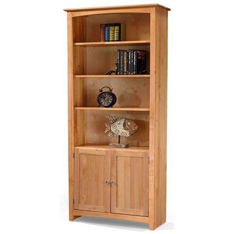 Archbold Furniture Bookcases 63684d Solid Wood Alder Bookcase With