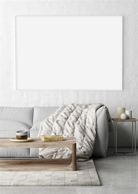 Download Frame Mockup #190, Landscape Canvas Photo Frame, Styled Thin Frame Mock Up, A3 Wall Art Display ...