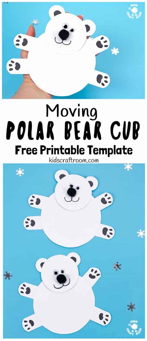Printable Polar Bear Craft Template