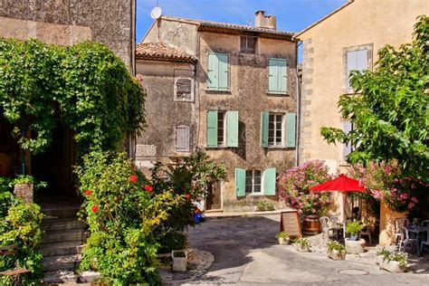Houses Of A Quaint Village In Provence France Stock Image Image Of
