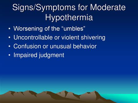 Lesson 12 Hypothermia Ppt Download