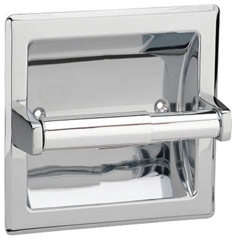 There are many types of toilet paper holders to choose from. Chrome Basic Recessed Tissue Paper Holder, Set of 6 ...