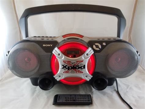 Sony Cfd G50 Cdradiocassette Boombox For Sale Online Ebay
