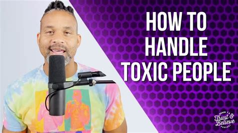 How To Handle Toxic People Shaun T Trust And Believe YouTube