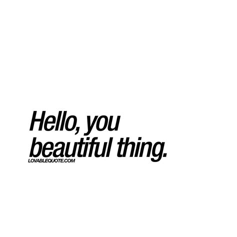 Hello Beautiful Quotes For Her Shortquotescc