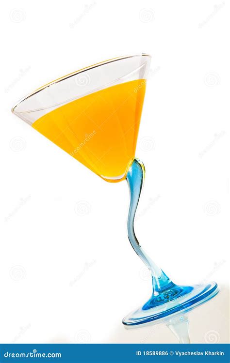 Wine Glass With Orange Juice Royalty Free Stock Image Image 18589886