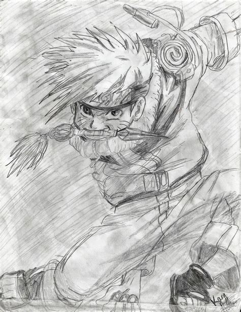 Naruto Pencil Drawing By Chibininjakara On Deviantart