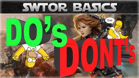 Swtor Basics The Dos And Donts For Beginners