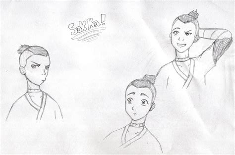 Sokka Sketches By Dynachrissy By Avatar Tla On Deviantart
