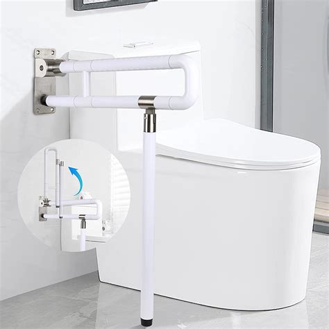 Buy Toilet Safety Grab Bar Disabled Toilet Grab Rails Handle Safety Balance Drop Down Grab