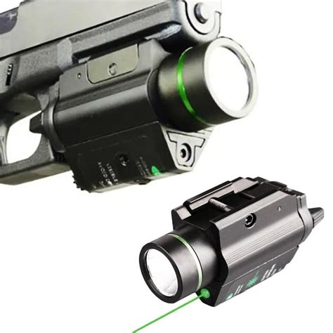 Buy Tactical Combo Metal Green Dot Laser Sight Led
